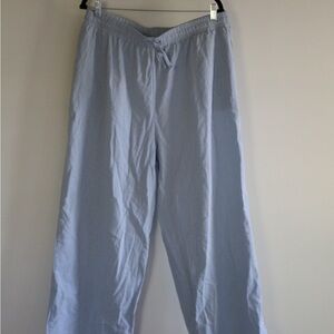 NWT Light Blue Drawstring Pants 100% cotton